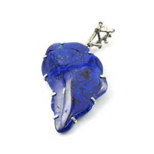 Кулон азурит 30*45мм.