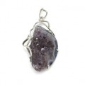 Кулон аметист 32*55мм. Кулон аметист 32*55мм.