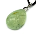 Кулон из пренита "Капля" 23*32мм, вес 10,4 г