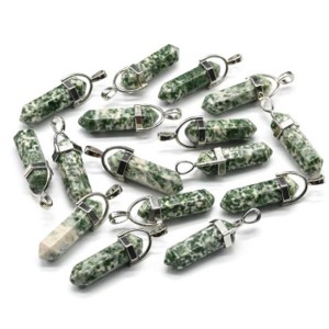 Кристалл - маятник из жадеита 13*10*41мм