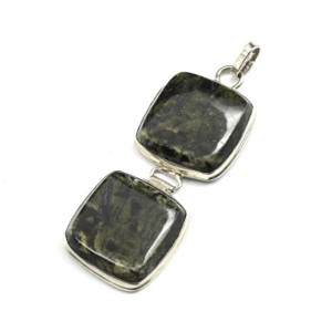 Кулон змеевик 20*45мм.