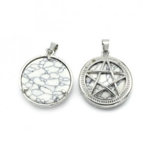 Кулон Звезда 27*27мм из кахолонга имитация