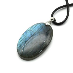 Кулон из лабрадорита "Овал" 23*37мм, вес 10,5 г