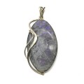 Кулон беломорит 30*53мм Кулон беломорит 30*53мм