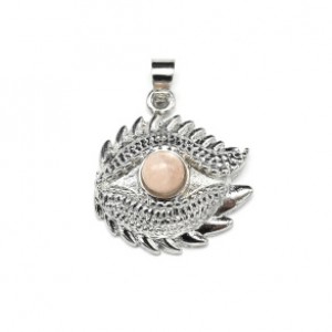 Подвеска Глаз дракона с солнечным камнем 19*20мм.