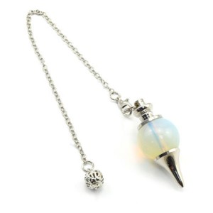 Маятник купол из лунного камня 18*18*41мм (иск.)