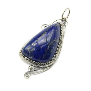 Кулон лазурит 26*55мм.