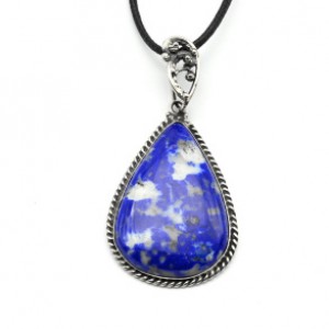 Кулон лазурит "Капля" 30*42мм.