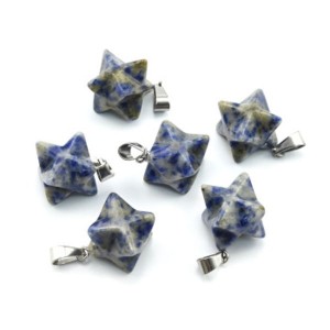 Кулон меркаба 13*13мм из лазурита