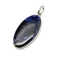 Кулон содалит "Овал" 23*43мм