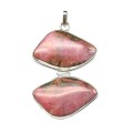 Кулон родонит 35*48мм.