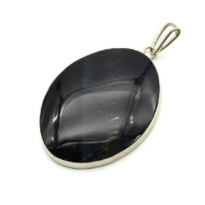 Кулон соколиный глаз 37*50мм