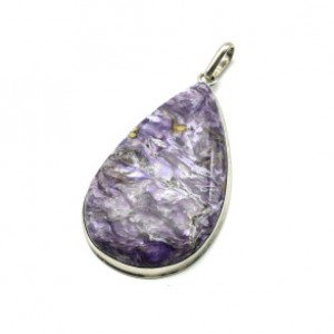 Кулон из чароита "Капля" 29*46мм Кулон из чароита "Капля" 29*46мм