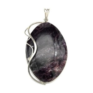 Кулон чароит 38*60мм