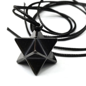 Кулон из шунгита "Меркаба" 15*20мм, полированный