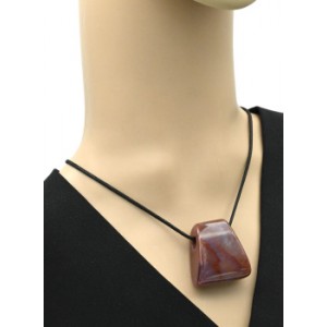 Кулон в форме Трапеции 32*36*17мм из яшмы