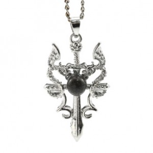 Подвеска Меч с яшмой зеленой 18*30мм. Подвеска Меч с яшмой зеленой 18*30мм.