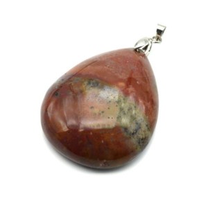 Кулон из яшмы "Капля" 35*44мм, вес 28,1г