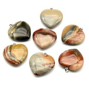 Кулон из яшмы "Сердце" 40*40мм Кулон из яшмы "Сердце" 40*40мм