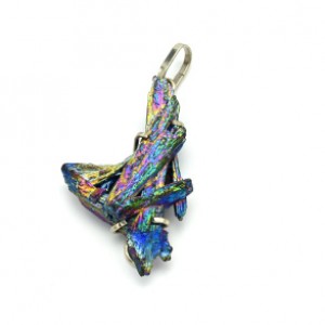 Кулон кианит титановый 26*43мм.