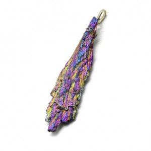 Кулон кианит титановый 18*74мм.. Кулон кианит титановый 18*74мм..