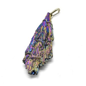 Кулон кианит титановый 22*57мм