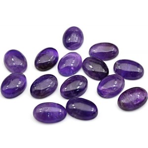 Кабошон из аметиста овал 1 сорт, 18*13*6мм