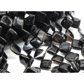 Бусины из агата черного ромб 20мм, 39см, 20 бусин