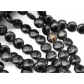 Бусины из агата черного круг 15мм, 38см, 26 бусин