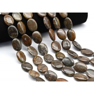 Бусины из агата цветочного овал 17*20мм, 40см, 16 бусин