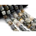 Бусины из агата бразильского цилиндр 19*20мм, 41см, 17 бусин
