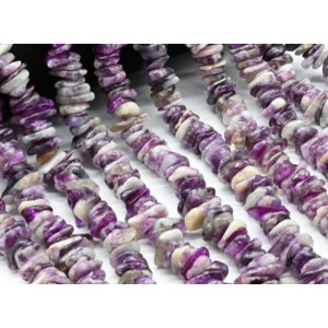 Бусины из лепидолита галтовка 12-17мм, 40см, 115 бусин
