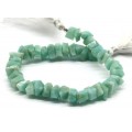 Бусины из амазонита кристаллы 9-10мм, 20см, 42 бусины, 22г Бусины из амазонита кристаллы 9-10мм, 20см, 42 бусины, 22г