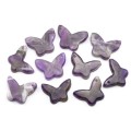 Бусина для швенз "Бабочка" из аметиста 19*14мм, 1 шт
