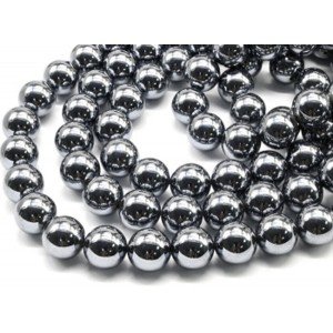 Бусины из терагерцового камня шарик 16мм, 39см, 24 бусин (иск.)