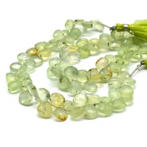 Бусины из пренита облепиха гр.9мм, 19см, 48 бусин, 25г