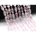 Бусины из розового кварца рис 8*13мм, 39см, 23 бусины Бусины из розового кварца рис 8*13мм, 39см, 23 бусины