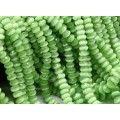 Бусины из кошачьего глаза (синт.) (улексит) рондель гр.7*5мм цвет зеленый светлый, 40см, 88 бусин (иск.) Бусины из кошачьего глаза (синт.) (улексит) рондель гр.7*5мм цвет зеленый светлый, 40см, 88 бусин (иск.)
