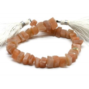 Бусины из беломорита кристаллы 9-11мм, 20см, 38 бусин, 21г