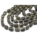Бусины из лабрадорита бочонок с гранями12*16мм, 39см, 20 бусин Бусины из лабрадорита бочонок с гранями12*16мм, 39см, 20 бусин