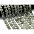 Бусины из лабрадорита круг 15мм, 39см, 27 бусин Бусины из лабрадорита круг 15мм, 39см, 27 бусин