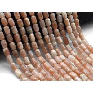 Бусины из солнечного камня (гелиолит) бочонок 6*9мм, 38см, 42 бусины