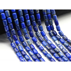 Бусины из лазурита Афганского бочонок 6*9мм, 39см, 43 бусины Бусины из лазурита Афганского бочонок 6*9мм, 39см, 43 бусины