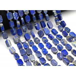 Бусины из лазурита прямоугольник 9*12мм, 37см, 26 бусин Бусины из лазурита прямоугольник 9*12мм, 37см, 26 бусин