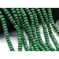 Бусины из малахита искусственного рондель 8*5мм, 39см, 80 бусин