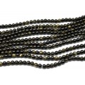 Бусины из обсидиана радужного шарик 6мм, 37см, 60 бусин