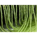 Бусины из хризолита рондель гр.3мм, 39,5см, 193 бусины