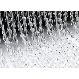 Бусины из циркона овал витой гр.6*7,5мм цвет хрусталь, 39см, 53 бусины (иск.) Бусины из циркона овал витой гр.6*7,5мм цвет хрусталь, 39см, 53 бусины (иск.)