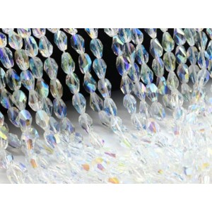 Бусины из циркона многогранник гр.8*12мм цвет хрусталь хамелеон, 39см, 34 бусины (иск.) Бусины из циркона многогранник гр.8*12мм цвет хрусталь хамелеон, 39см, 34 бусины (иск.)