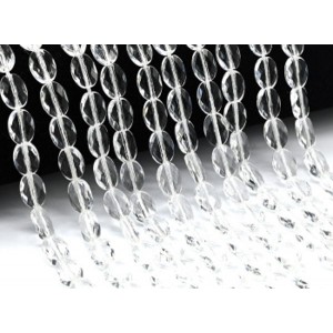 Бусины из циркона овал гр.8*11мм цвет хрусталь, 39см, 37 бусин (иск.) Бусины из циркона овал гр.8*11мм цвет хрусталь, 39см, 37 бусин (иск.)